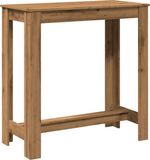 vidaXL Bartafel 102x50x103,5 cm bewerkt hout artisanaal eikenkleurig