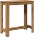 vidaXL Table de bar 102x50x103,5 cm bois traité chêne artisanal