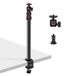 NEEWER TL283 Camera-tafelhouder met kogelgewricht, verstelbaar tafelstatief van 17 tot 40 inch met 1/4 inch schroef en C-klem voor DSLR-camera, lichtring, live stream, vlog