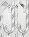 Inge-glas Inge goods Kersthangers - 12x - zuurstokken - zilver - 14 cm