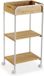 bigbuy Home Versa Metaal Bamboe Badkamerschappen