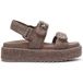 Steve Madden Bigmona Sandals Charcoal Raffia Taille: 36