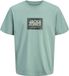 JACK&JONES JJRAIN TEE SS CREW NECK T-shirt Homme Bleu minéral Coton Taille S