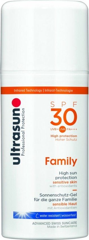 Ultrasun Family SPF30 - 100ml - Waterproof - Anti-Rimpel - Parfumvrij