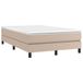 Boxspring Cappuccino-Braun 120x200cm Kunstleder