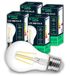 V-TAC 4 x LED-gloeilamp E27 filament A60 - 6W - 600 lumen - neutraal wit