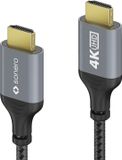 sonero SPC-HD100-010 HDMI kabel 1 m - Zwart/Grijs