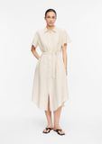 Comma robe beige clair