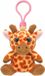 Wild Planet Pluche giraf sleutelhanger - 9 cm