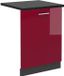 Vicco R-Line Vaatwasserfrontpaneel – 60 cm, WB Antraciet Rode hoogglans