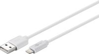 Goobay 8-pins Lightning naar USB-A kabel - USB2.0 - tot 2,4A / wit - 1 meter