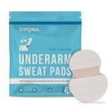 Sirona Einweg-Achselpads | Antitranspirant & Absorbierend | Schweißschutz Shields gegen Hyperhidrose & Geruch | Für Männer & Frauen (12 Pads)