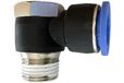 Kutlu 10415400 Pneumatik Druckluft 90° coude pivotant raccord Ø 10 mm filetage BSPT R3/8