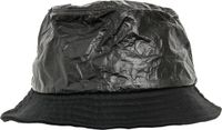 Urban Classics Crinkled Paper Bucket Hat Black One Size