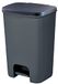 Curver Essentials afvalbak, 40 l, antracietgrijs, 37,4 x 33,1 x 55 cm