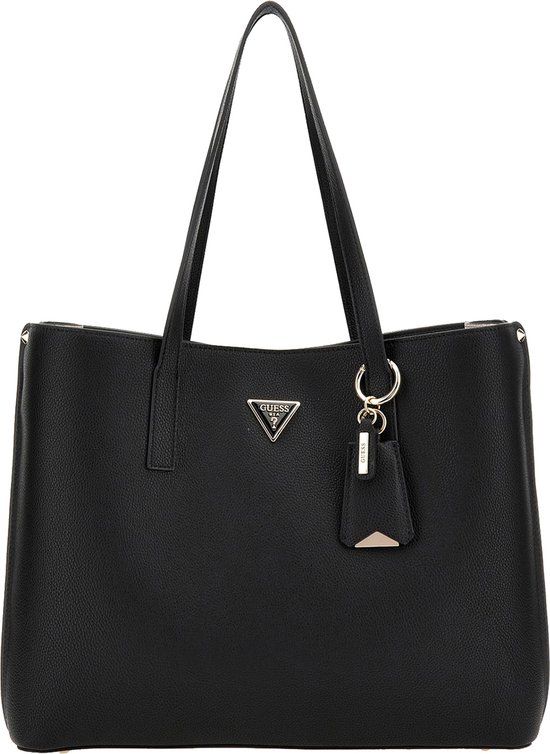 GUESS Meridian Girlfriend Tote Black Zwart Schoudertas