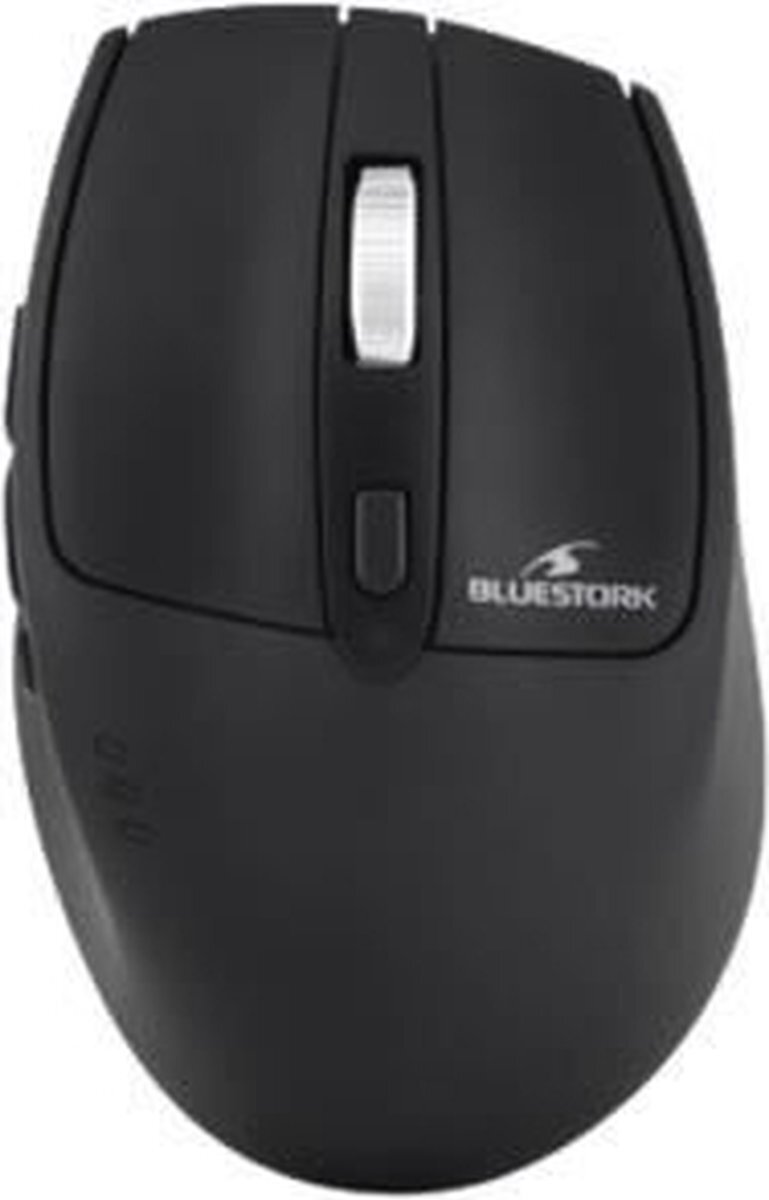 Blue Stork Draadloze muis - - 2,4 GHz - 5 knoppen - Zwart - M-WL-R2-B