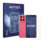 Savvies Screenprotector voor Motorola Moto G57 Power (Voor+Camera) - Folie Beschermfolie transparant 6 Stuks