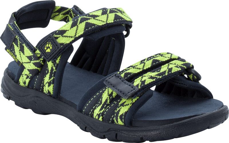 Jack Wolfskin 2 IN 1 Sandalen Kinderen - blauw/geel - Maat 28