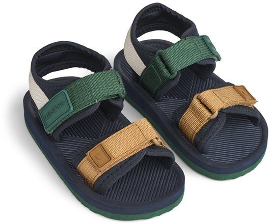 Liewood Monty Sandalen Unisex Blauw Maat 32 Platte Sandalen Lente/Zomer 2026