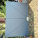 vidaXL - Terrasscherm - inklapbaar - 300x200 cm - grijs