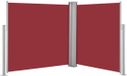 vidaXL Windscherm uittrekbaar 120x600 cm rood