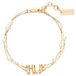 Marc Jacobs armband Balloon Pearl goudkleurig