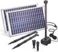 esotec Pompe solaire de bassin avec filtre pour l'extérieur | SET Pompe d'arrosage 1700l/h 101916