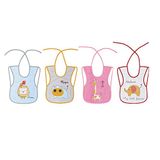 Interbaby 00131 - pak met 12 slabbetjes, badstof, gelamineerd, 25 x 35, uniseks