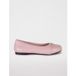 Moschino Ballerines en cuir nappa Rose Taille : 36