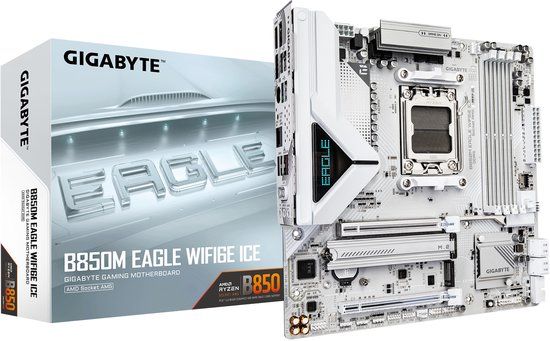 GIGABYTE B850M EAGLE WIFI6E ICE AMD B850 Socket AM5 micro ATX