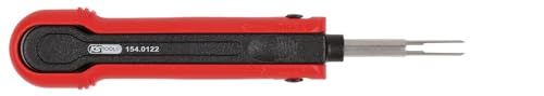 KS Tools 154.0122 Ontgrendelgereedschap voor platte stekkers/platte steekhulzen 4,8 mm, 5,8 mm, 6,3 mm (AMP Tyco SPT)