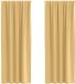 vidaXL Rideaux occultants à œillets 2 pcs Beige 245 x 140 cm Polyester