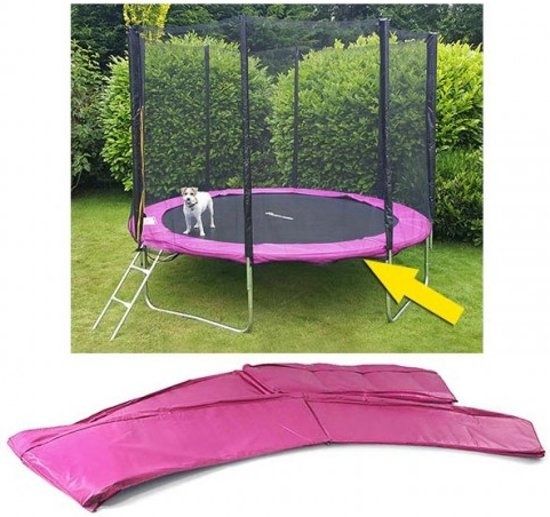 Viking Sports Trampoline rand afdekking 244 cm roze