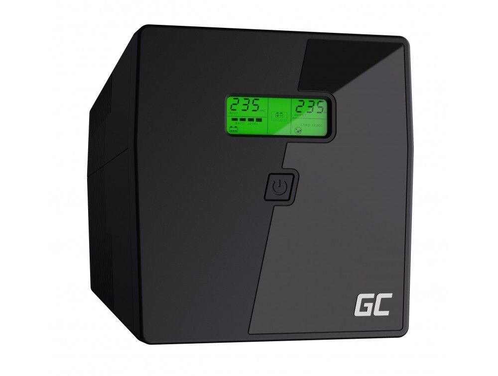 GREEN CELL UPS03 - Ononderbroken stroomvoorziening (UPS) - Zwart