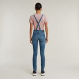 G-STAR Lynn High Waist Skinny Overall Dames 25 Faded Neptune Blue