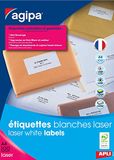 Agipa Adreslabels voor laserprinter 105 x 148,5 mm Doos van 400 Wit