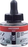 Amsterdam acryl inkt flacon 30 ml zilver