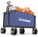 Pliable wagon with load capacity of 180 kg