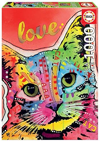 Educa -1000 Tilt Cat Love, Dean Russo Color Variado (19257)