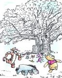 Komar Disney Winnie de Pooh Playground Wandafbeelding 40 x 50 cm