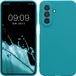 kwmobile telefoonhoesje geschikt voor Samsung Galaxy A27 5G - Hoesje voor smartphone - Precisie camera uitsnede - In mat petrol