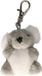 Nature Planet Koala Sleutelhanger knuffel - pluche - 6 cm - grijs