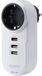 Sygonix TY1721 USB-oplader 18 W 3x USB-A, Randaarde stopcontact Quick Charge 3.0 Wit Binnen