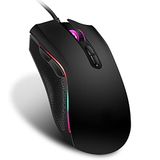 n/a Panda Optische gamingmuis met 7 heldere kleuren LED-achtergrondverlichting en ergonomisch ontwerp, geschikt voor LOL CS