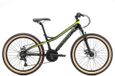 Bikestar Hardtail MTB - 24 inch - Zwart/Groen - 21 Versnellingen