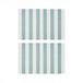 Vinthera Okapi Set van 2 gestreepte placemats, 20% katoen, 80% polyester, 33 x 45 cm