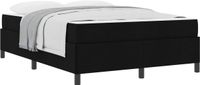 vidaXL Boxspring Bed Zwart 160 x 200 cm Stof