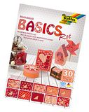 Folia 46249 - Motiefblok Basics rood gesorteerd, 24 x 34 cm, 30 vellen