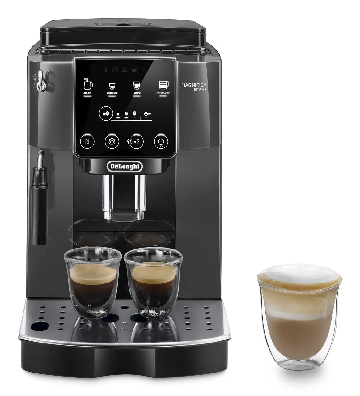 De'Longhi Magnifica S ECAM220.22.GB Volautomatische Espressomachine - Zwart/Grijs